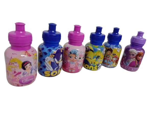 Garrafinhas 350ML Herois Personagens Princesas Infantil - Image 5